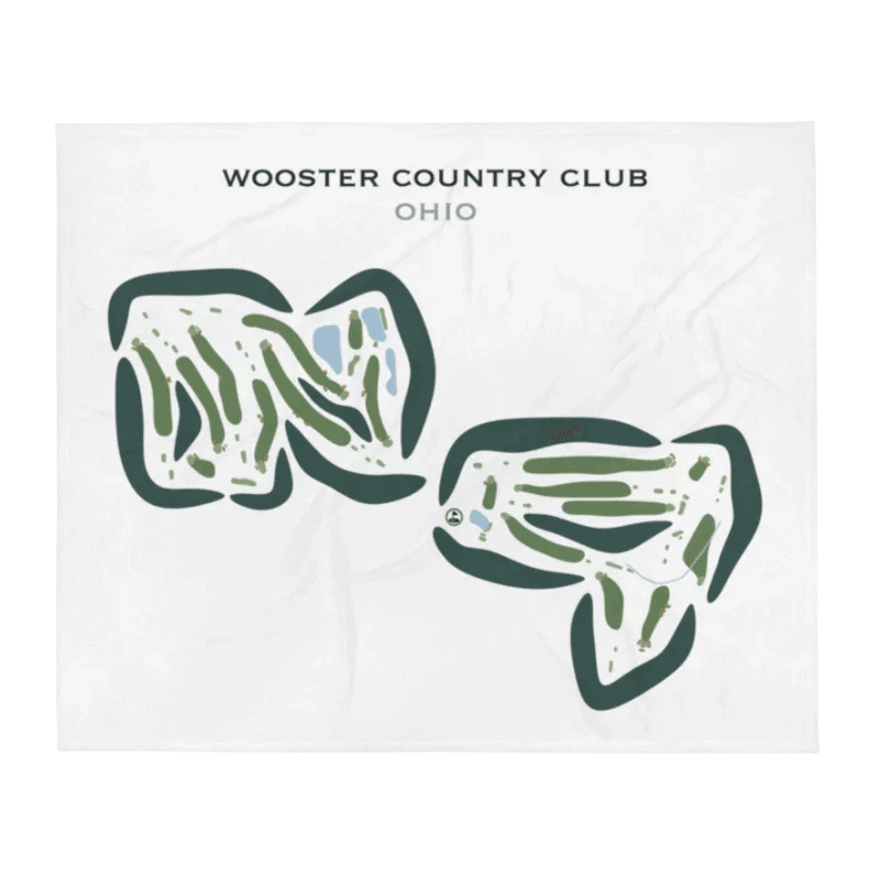Wooster Country Club, Ohio - Printed Golf Courses