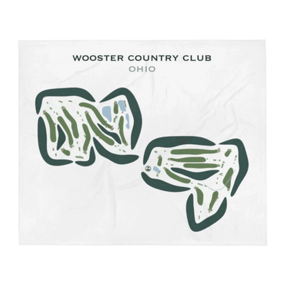 Wooster Country Club, Ohio - Printed Golf Courses