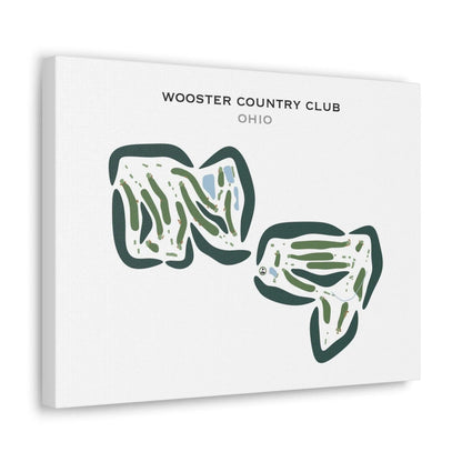 Wooster Country Club, Ohio - Printed Golf Courses