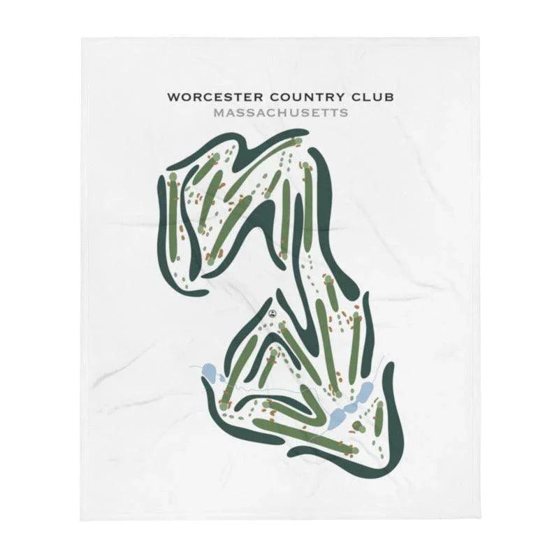 Worcester Country Club, Massachusetts - Printed Golf Courses