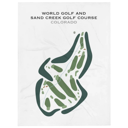 World Golf & Sand Creek Golf Course, Colorado - Printed Golf Courses