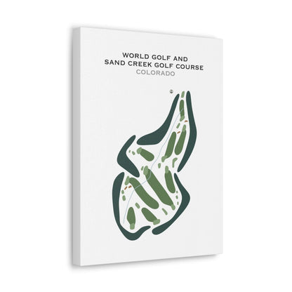 World Golf & Sand Creek Golf Course, Colorado - Printed Golf Courses