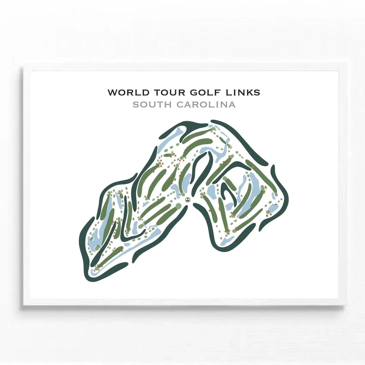 World Tour Golf Links, South Carolina - Printed Golf Courses
