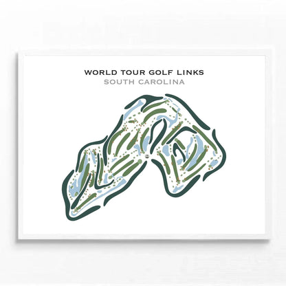 World Tour Golf Links, South Carolina - Printed Golf Courses