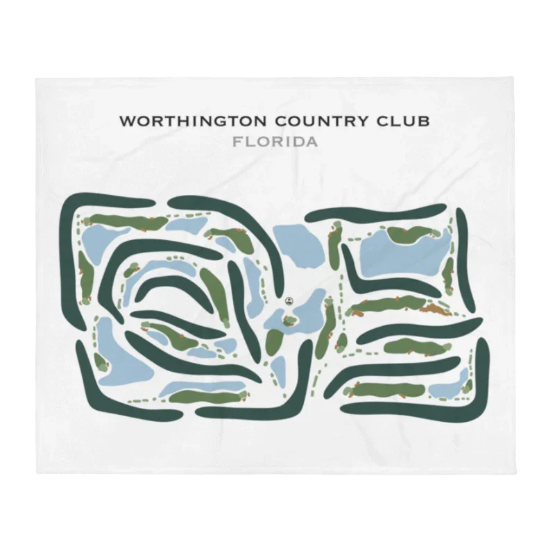Worthington Country Club, Florida - Printed Golf Courses