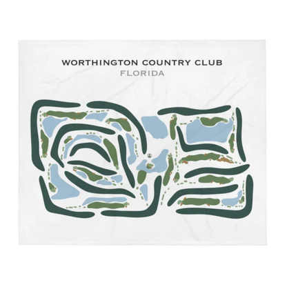 Worthington Country Club, Florida - Printed Golf Courses