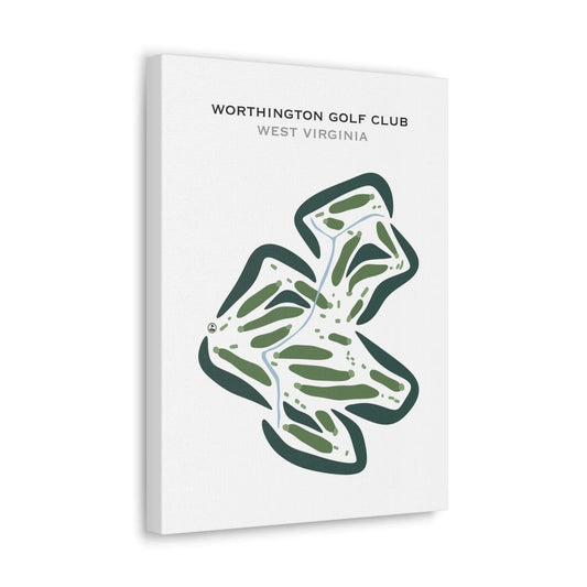 Worthington Golf Club, West Virginia - Printed Golf Courses