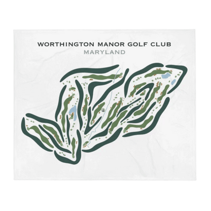 Worthington Manor Golf Club, Maryland - Printed Golf Courses