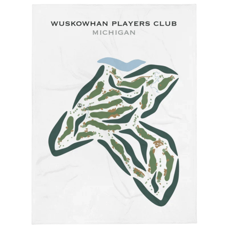 Wuskowhan Players Club, Michigan - Printed Golf Courses