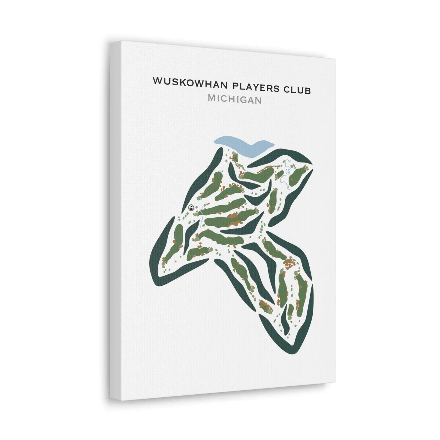 Wuskowhan Players Club, Michigan - Printed Golf Courses