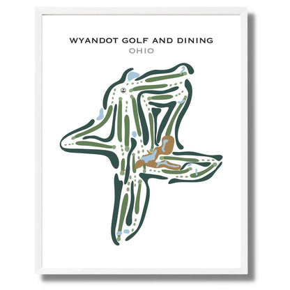 Wyandot Golf & Dining, Ohio - Printed Golf Courses