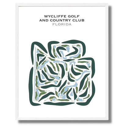 Wycliffe Golf & Country Club, Florida - Printed Golf Courses