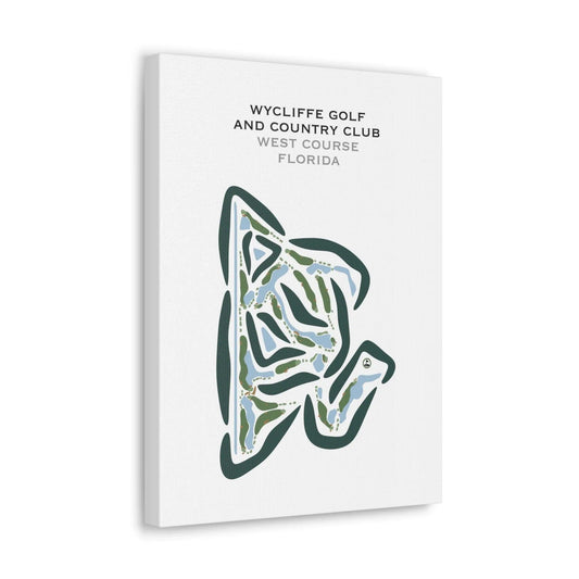 Wycliffe Golf and Country Club, West Course, Florida - Printed Golf Courses