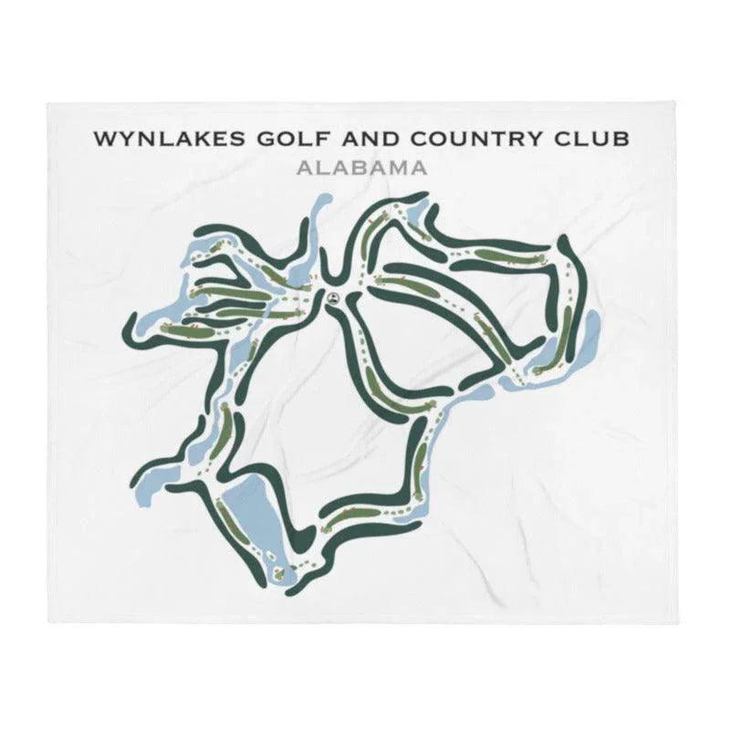 Wynlakes Golf and Country Club, Alabama - Printed Golf Courses