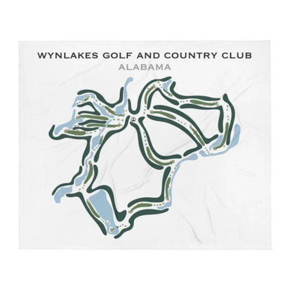 Wynlakes Golf and Country Club, Alabama - Printed Golf Courses
