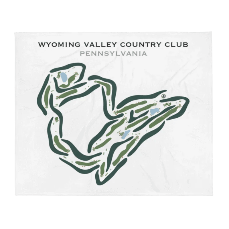Wyoming Valley Country Club, Pennsylvania - Printed Golf Courses