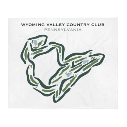 Wyoming Valley Country Club, Pennsylvania - Printed Golf Courses