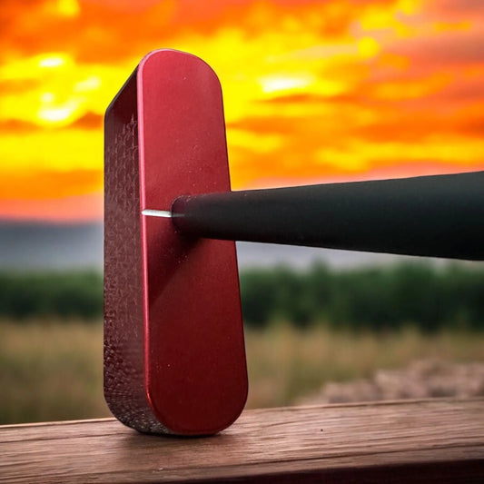 Lombardi Golf Custom Red Blocstar Blade Golf Putter - GOLF LEAGUE