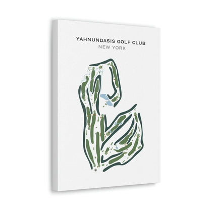 Yahnundasis Golf Club, New York - Printed Golf Course