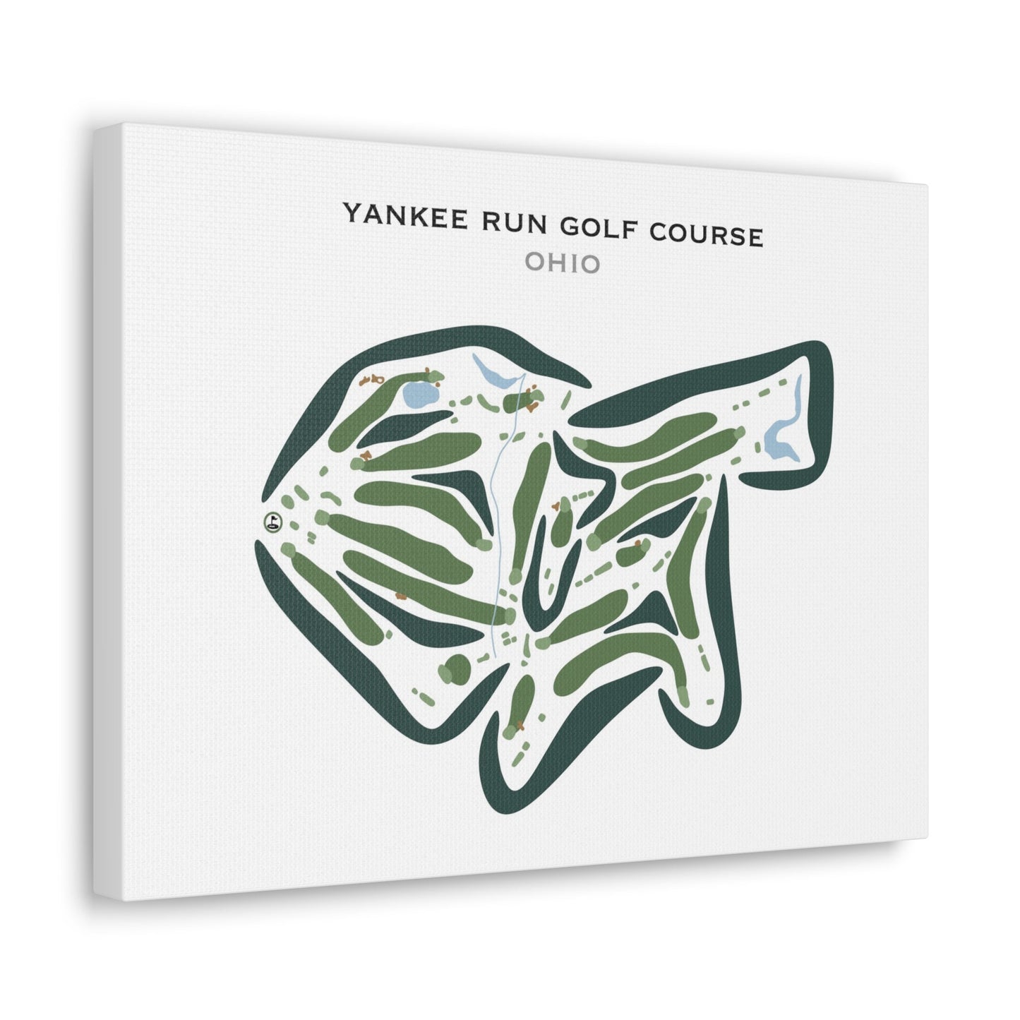 Yankee Run Golf Course, Ohio - Printed Golf Courses