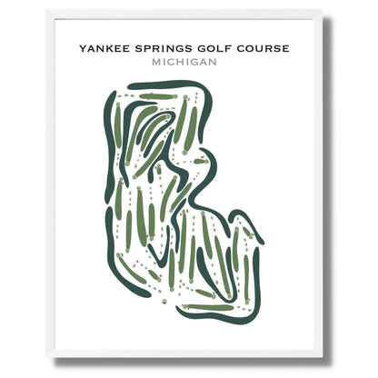 Yankee Springs Golf Course, Michigan - Printed Golf Courses