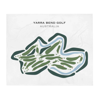 Yarra Bend Golf Course, Melbourne, Australia - Printed Golf Courses