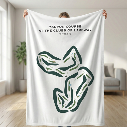Yaupon Course at The Clubs of Lakeway, Texas - Printed Golf Courses