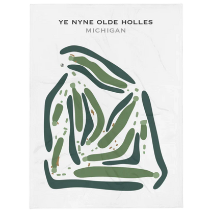 Ye Nyne Olde Holles, Michigan - Printed Golf Courses