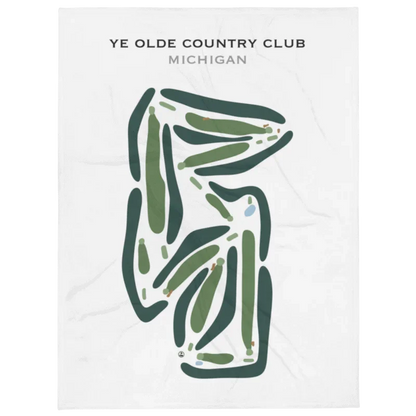 Ye Olde Country Club, Michigan - Printed Golf Courses