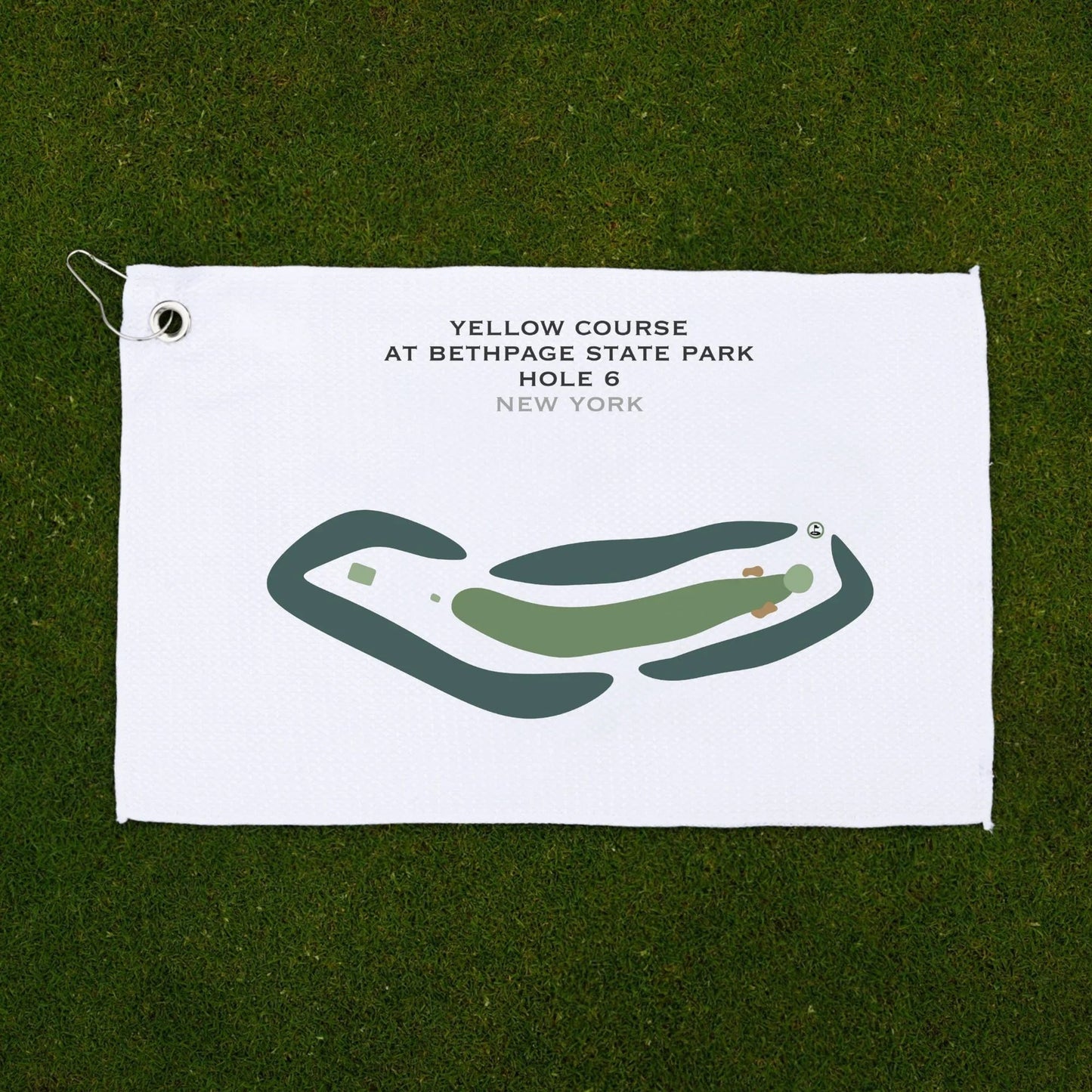 Yellow Course at Bethpage State Park, New York - Printed Golf Courses