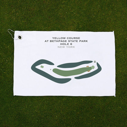 Yellow Course at Bethpage State Park, New York - Printed Golf Courses