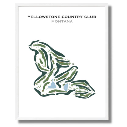 Yellowstone Country Club, Montana - Printed Golf Course