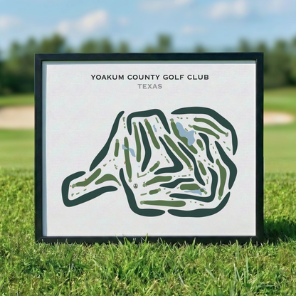 Yoakum County Golf Club, Texas - Printed Golf Courses