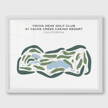 Yocha Dehe Golf Club at Cache Creek Casino Resort, California - Printed Golf Courses