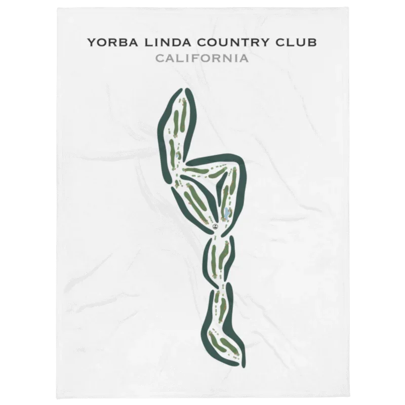 Yorba Linda Country Club, California - Printed Golf Courses