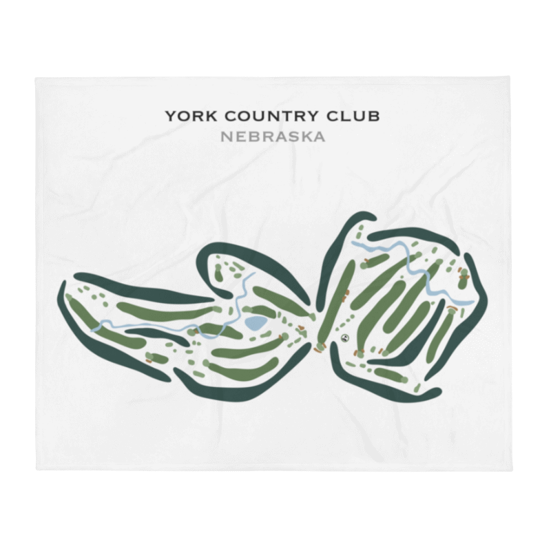 York Country Club, Nebraska - Printed Golf Courses