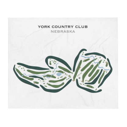 York Country Club, Nebraska - Printed Golf Courses