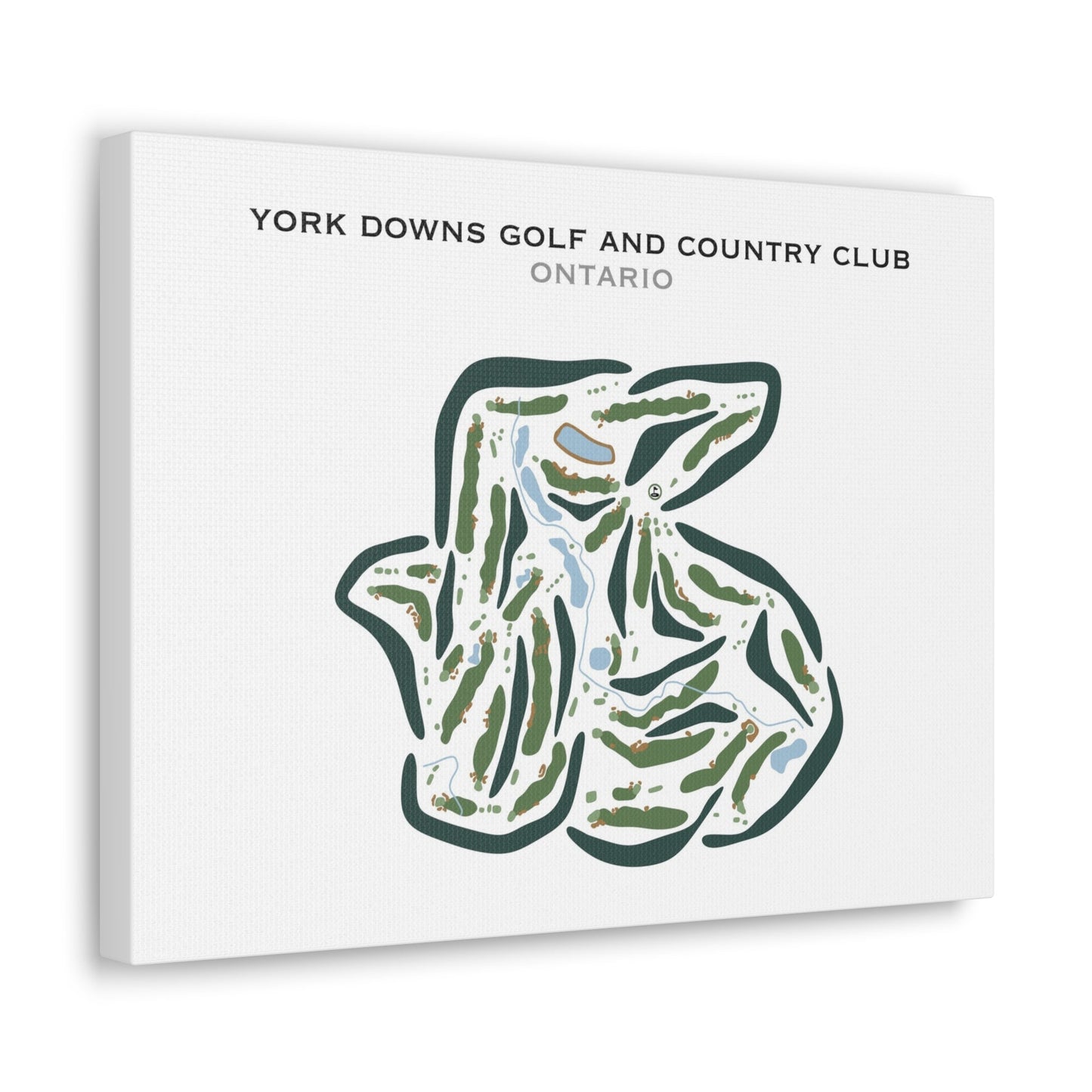 York Downs Golf and Country Club, Ontario - Printed Golf Courses