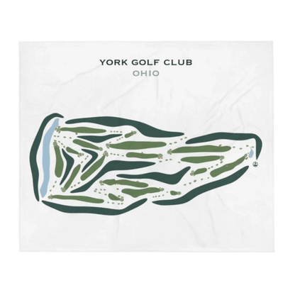 York Golf Club, Ohio - Printed Golf Courses
