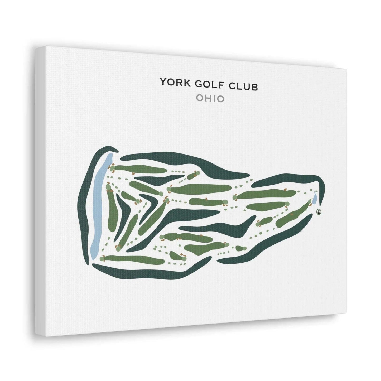 York Golf Club, Ohio - Printed Golf Courses