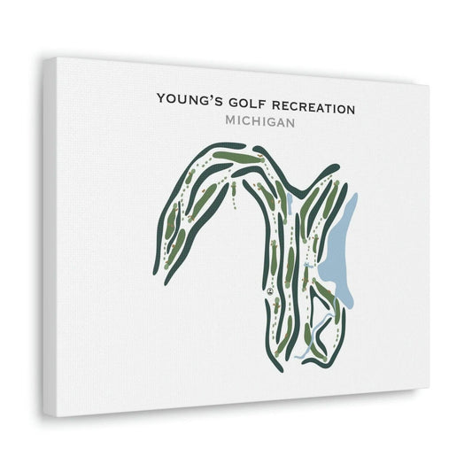 Young's Golf Recreation, Michigan - Printed Golf Courses