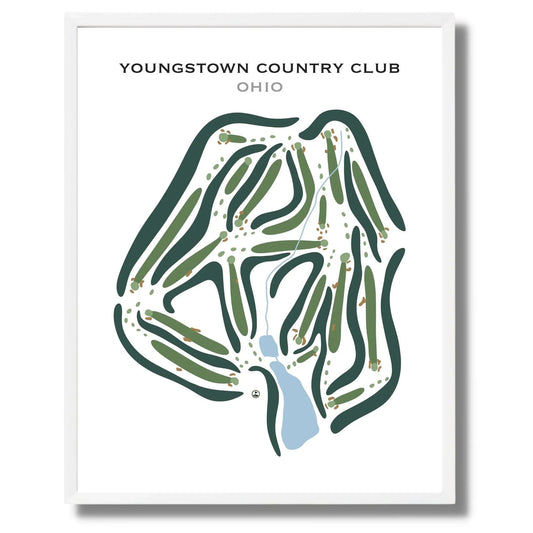 Youngstown Country Club, Ohio - Printed Golf Courses