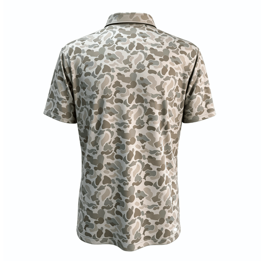 "Back 9 Camo" Golf Polo