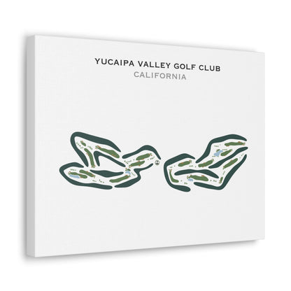 Yucaipa Valley Golf Club, California - Printed Golf Courses