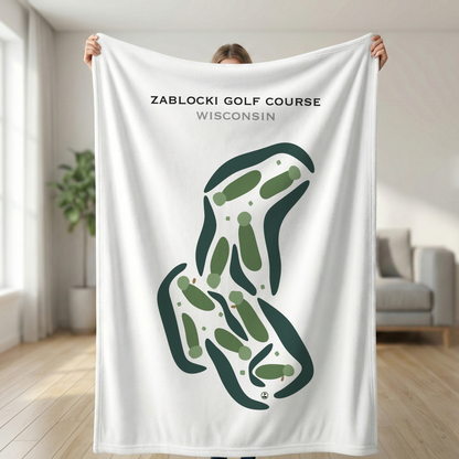 Zablocki Golf Course, Wisconsin - Printed Golf Courses