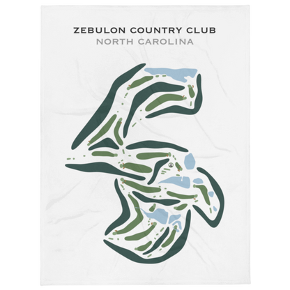 Zebulon Country Club, North Carolina - Printed Golf Courses