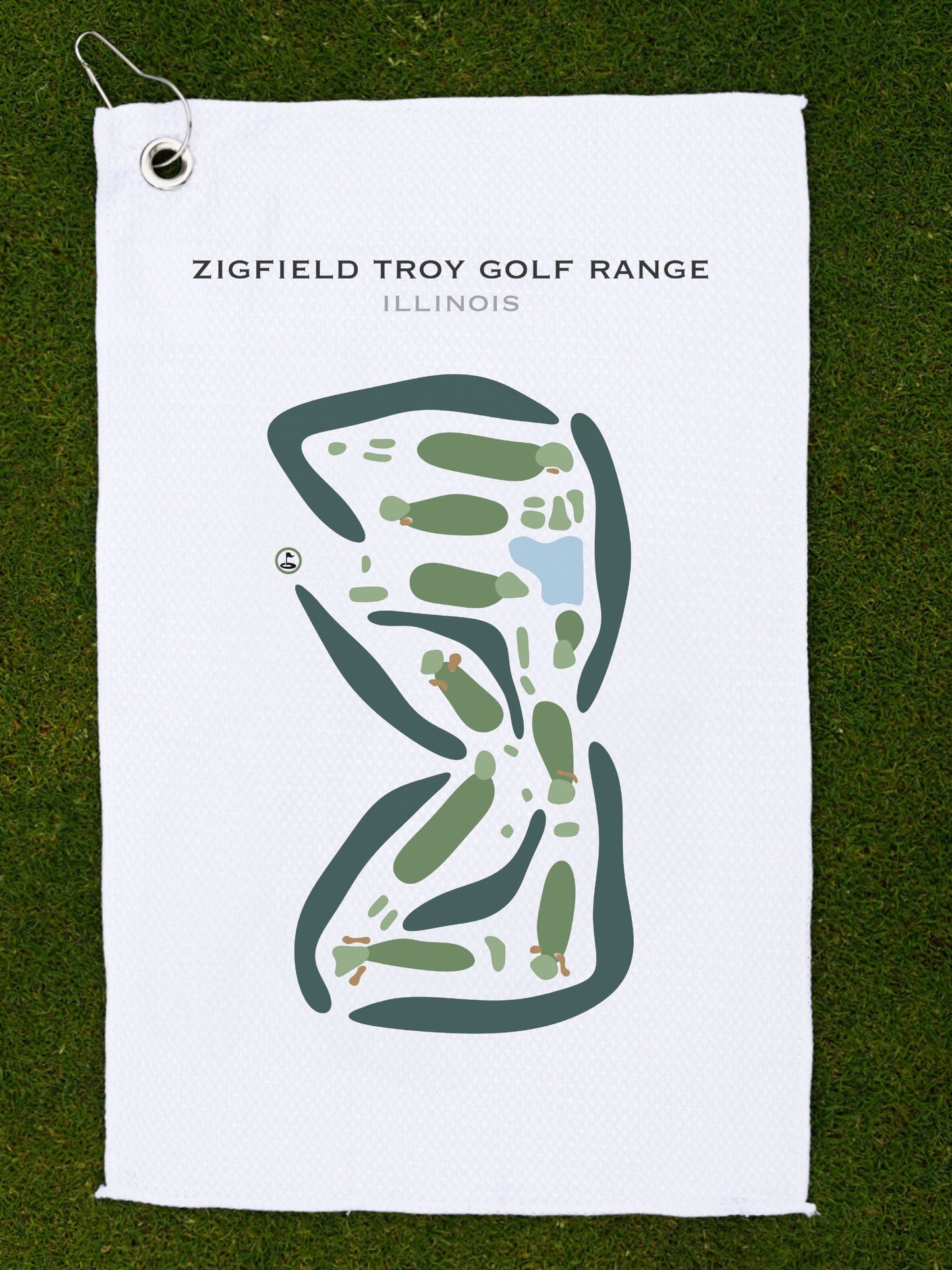 Zigfield Troy Golf Range - Par 3, Illinois - Printed Golf Courses