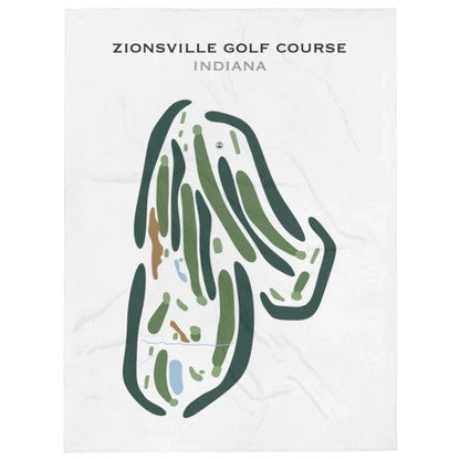 Zionsville Golf Course, Indiana - Printed Golf Courses