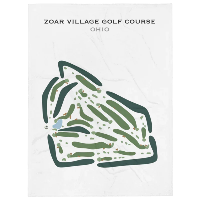 Zoar Village Golf Course, Ohio - Printed Golf Courses