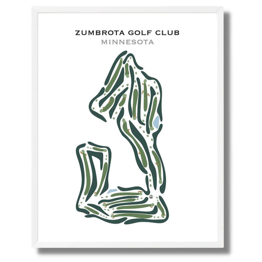 Zumbrota Golf Club, Minnesota - Printed Golf Courses